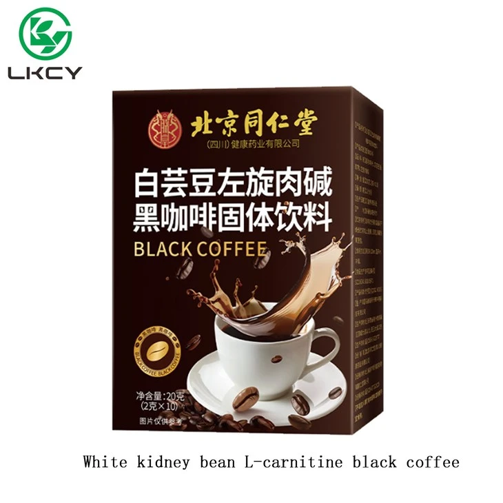 L-carnitina Caffè nero con fagioli bianchi